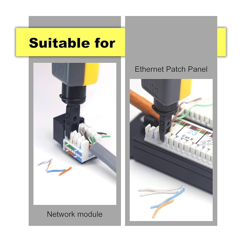 Amazon.com: VCE 25-Pack RJ45 Cat6 Keystone Jack Bundle with